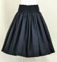 Hula Double & Reversible Pau Skirt with Kahiko Print / Black / G2638