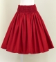 Hula Double & Reversible Pau Skirt with Kahiko Print / Red / G2640