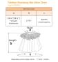 Tahitian Shantung Skirt with Leaf Lei & Kahiko Print / Luxury Collection / Yellow / J3226-12
