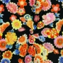Japan Fabric / Chrysanthemum, Peony & Pine / JWA-001-BK